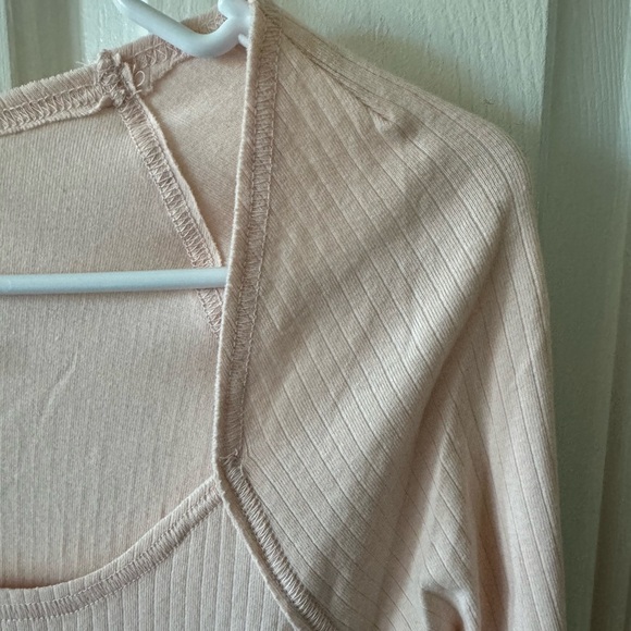 Free People Intimately T, S, Pale Pink, Long Sleeves…NWOT - Picture 5 of 8